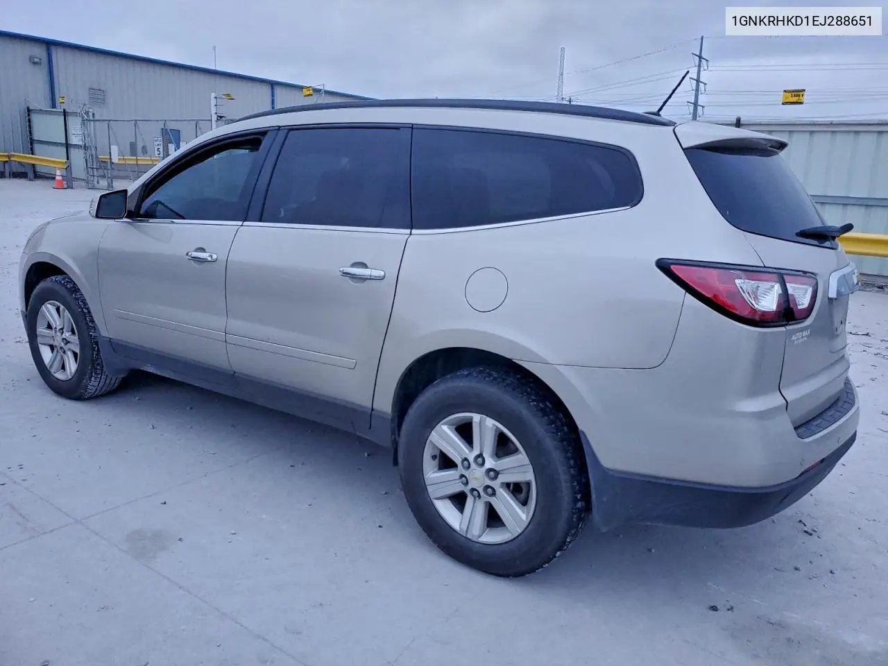 1GNKRHKD1EJ288651 2014 Chevrolet Traverse Lt