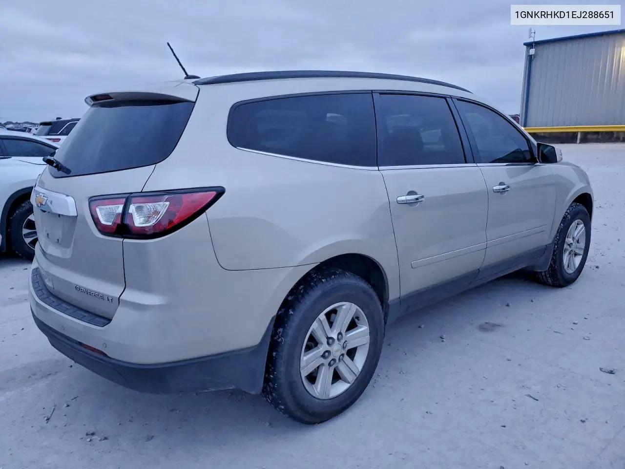 1GNKRHKD1EJ288651 2014 Chevrolet Traverse Lt