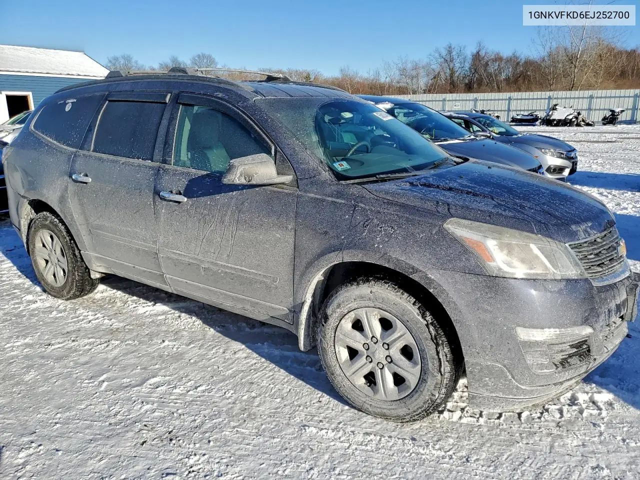1GNKVFKD6EJ252700 2014 Chevrolet Traverse Ls