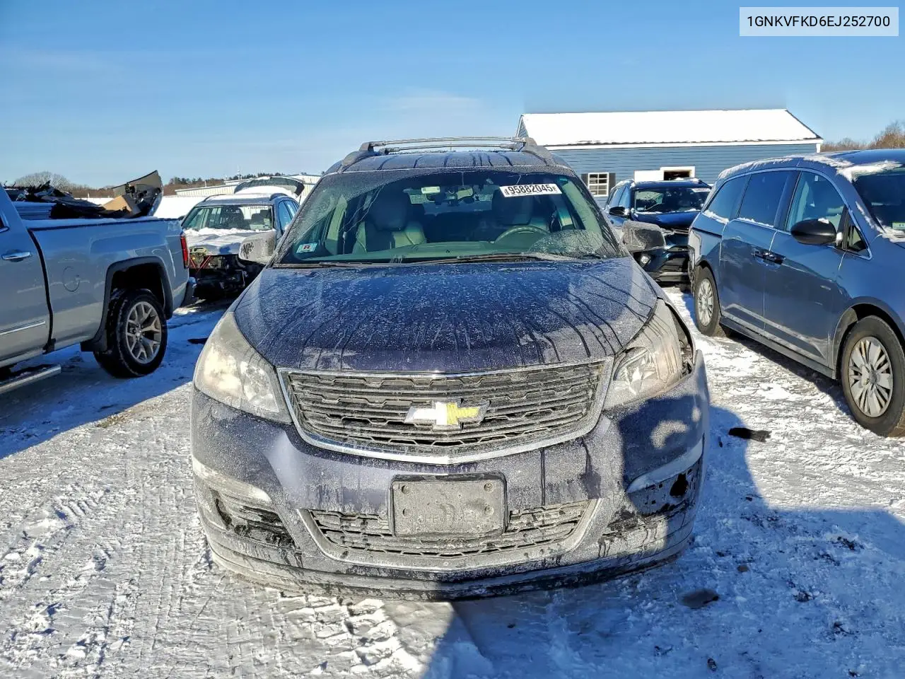 1GNKVFKD6EJ252700 2014 Chevrolet Traverse Ls