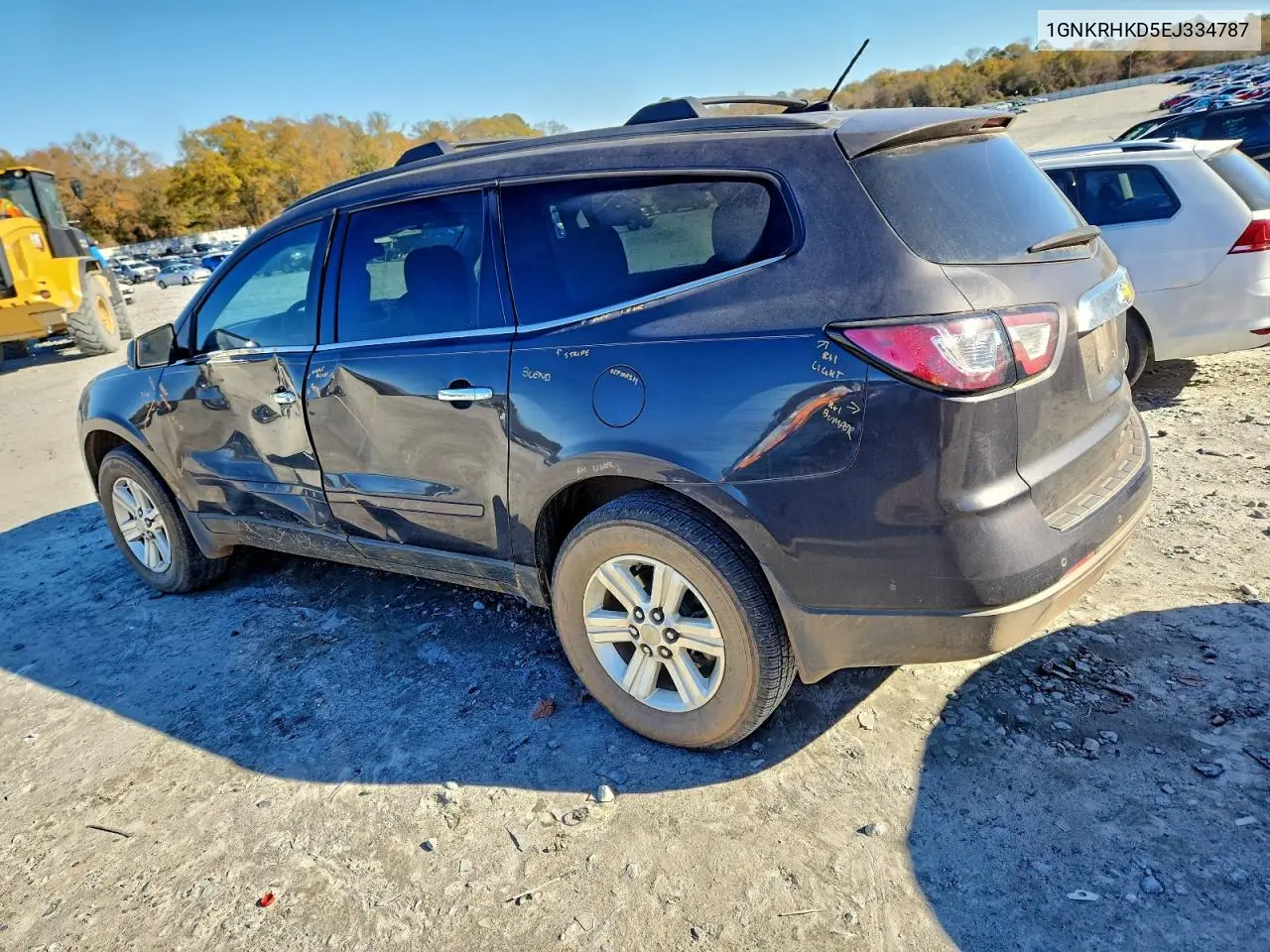 1GNKRHKD5EJ334787 2014 Chevrolet Traverse Lt