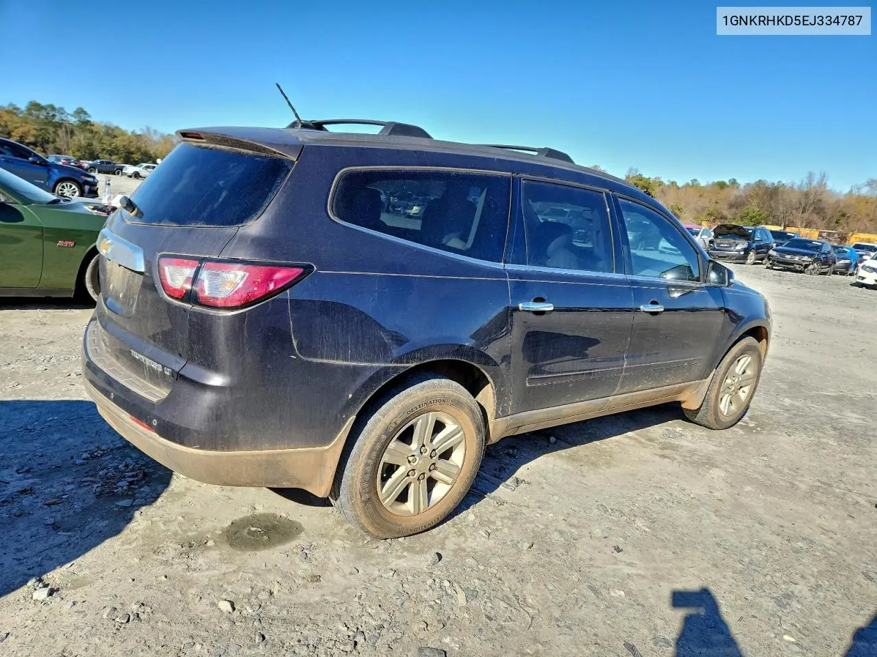 1GNKRHKD5EJ334787 2014 Chevrolet Traverse Lt