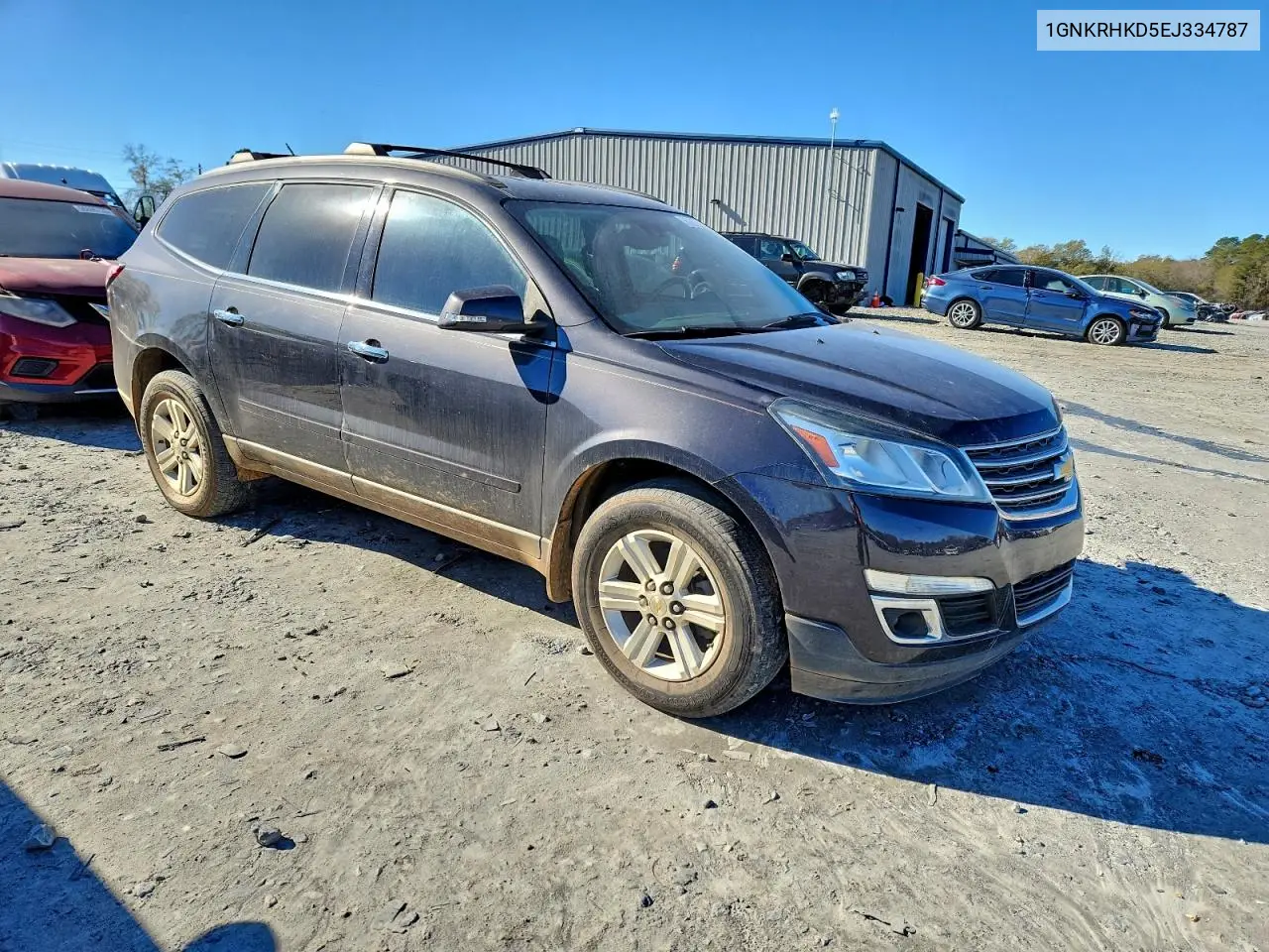 1GNKRHKD5EJ334787 2014 Chevrolet Traverse Lt