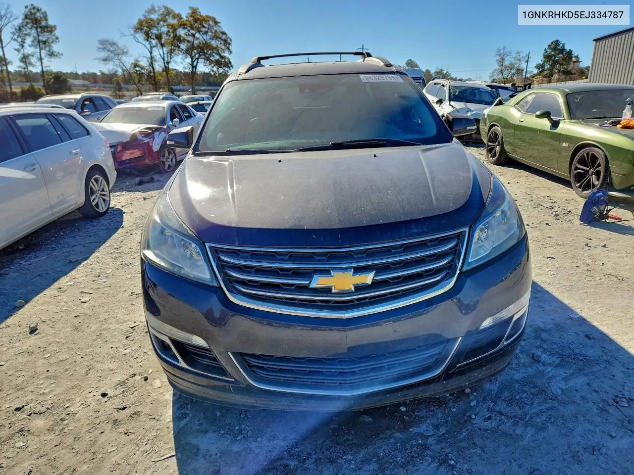 1GNKRHKD5EJ334787 2014 Chevrolet Traverse Lt