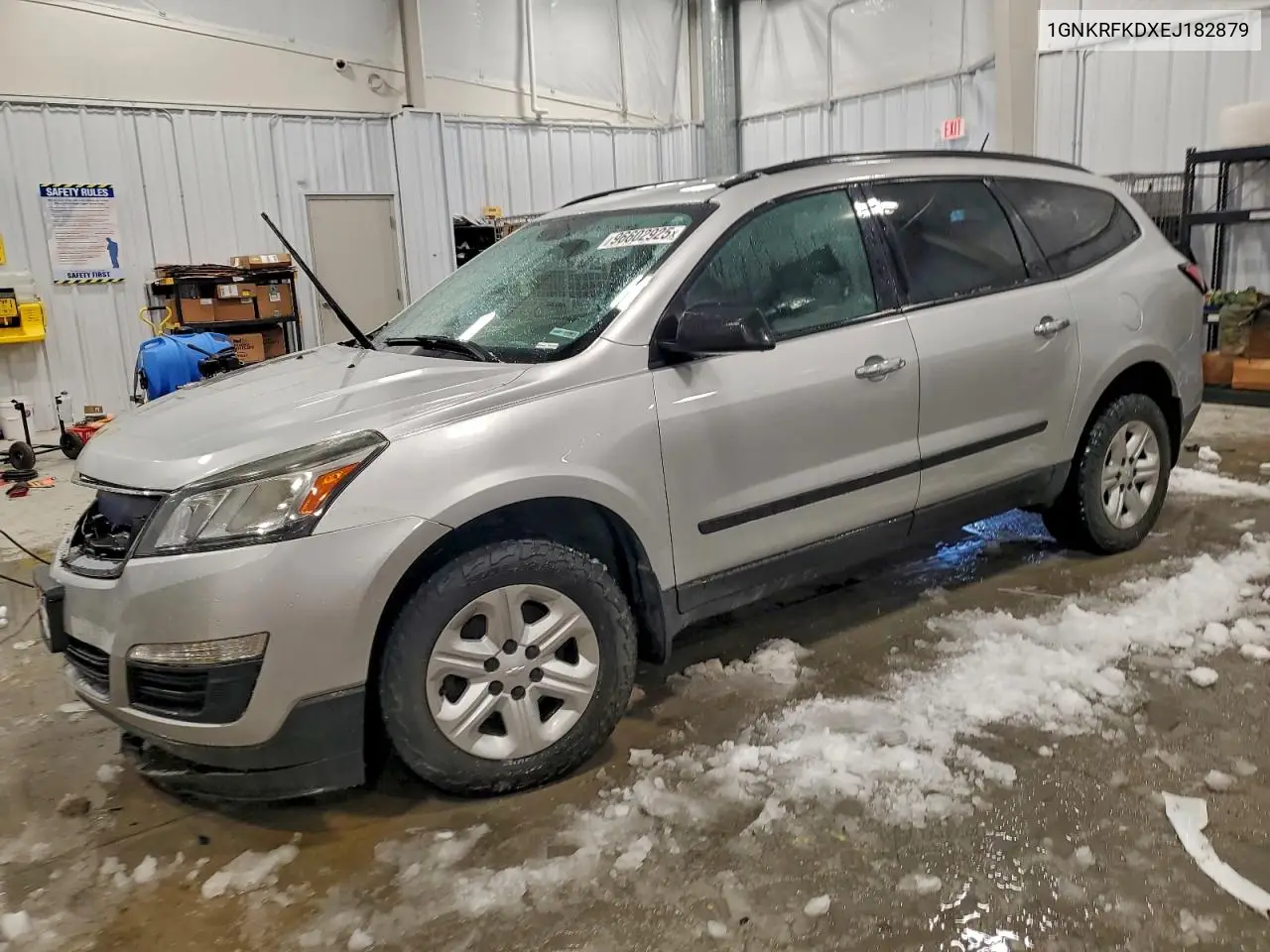 1GNKRFKDXEJ182879 2014 Chevrolet Traverse Ls