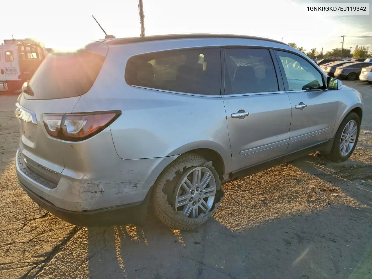 1GNKRGKD7EJ119342 2014 Chevrolet Traverse Lt