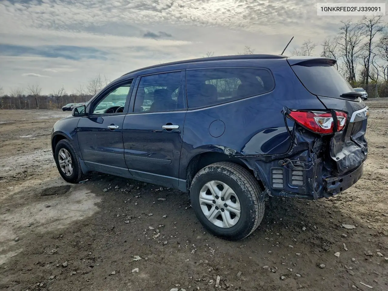 1GNKRFED2FJ339091 2015 Chevrolet Traverse Ls