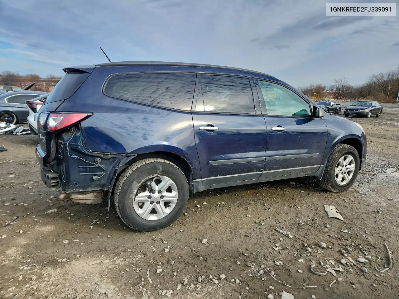 1GNKRFED2FJ339091 2015 Chevrolet Traverse Ls