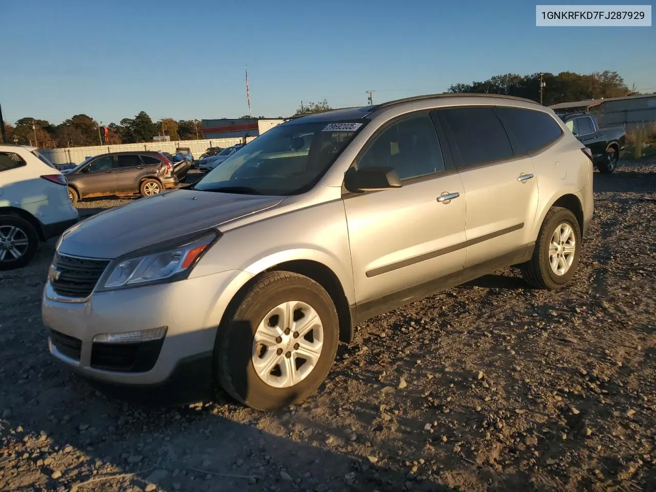 1GNKRFKD7FJ287929 2015 Chevrolet Traverse Ls