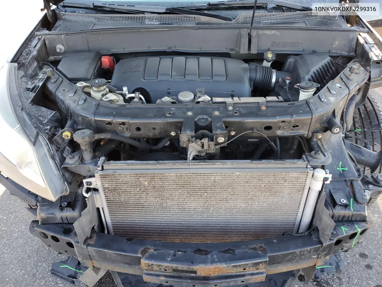 1GNKVGKDXFJ299316 2015 Chevrolet Traverse Lt