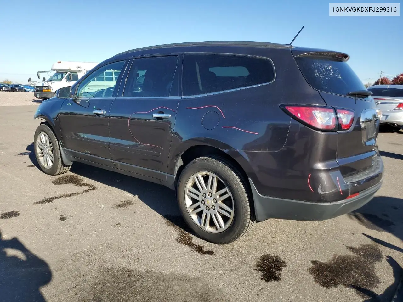 1GNKVGKDXFJ299316 2015 Chevrolet Traverse Lt