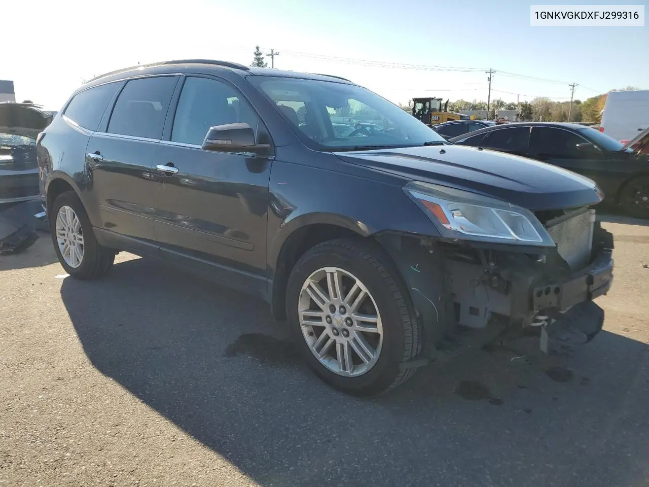 1GNKVGKDXFJ299316 2015 Chevrolet Traverse Lt