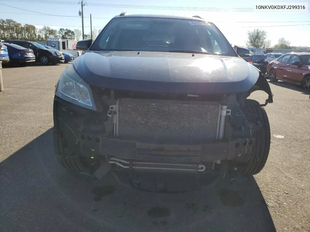 1GNKVGKDXFJ299316 2015 Chevrolet Traverse Lt