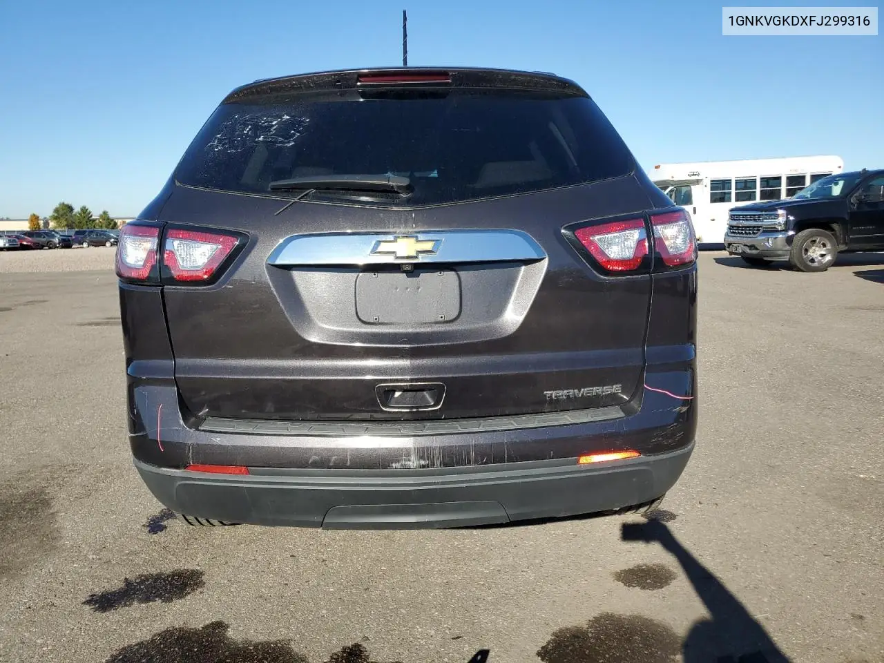1GNKVGKDXFJ299316 2015 Chevrolet Traverse Lt