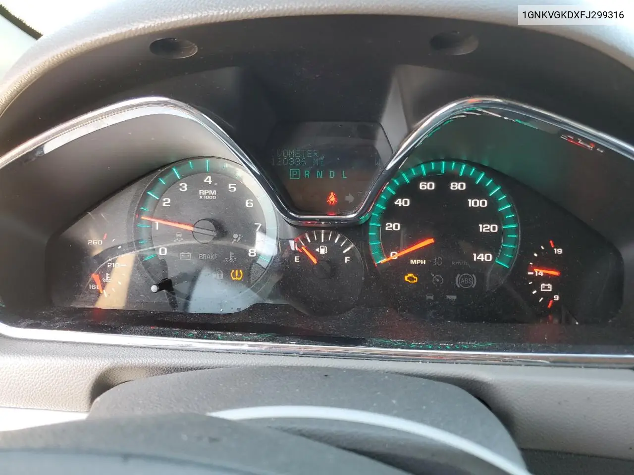 1GNKVGKDXFJ299316 2015 Chevrolet Traverse Lt
