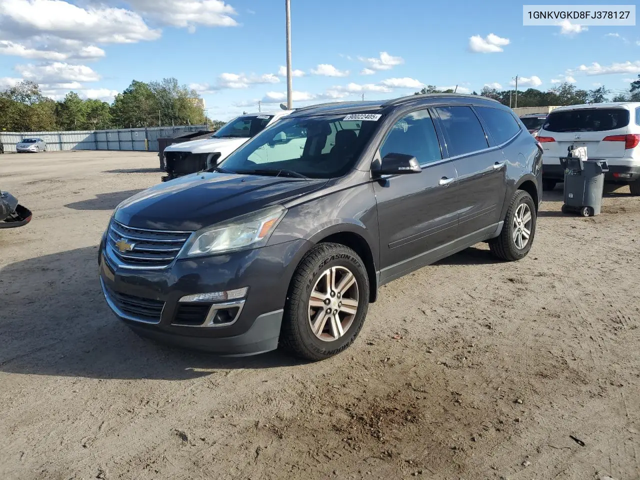 1GNKVGKD8FJ378127 2015 Chevrolet Traverse Lt