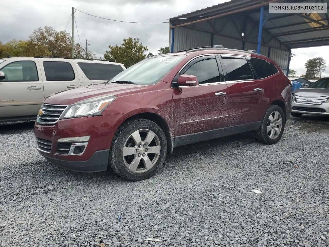 1GNKRJKD8FJ103102 2015 Chevrolet Traverse Ltz