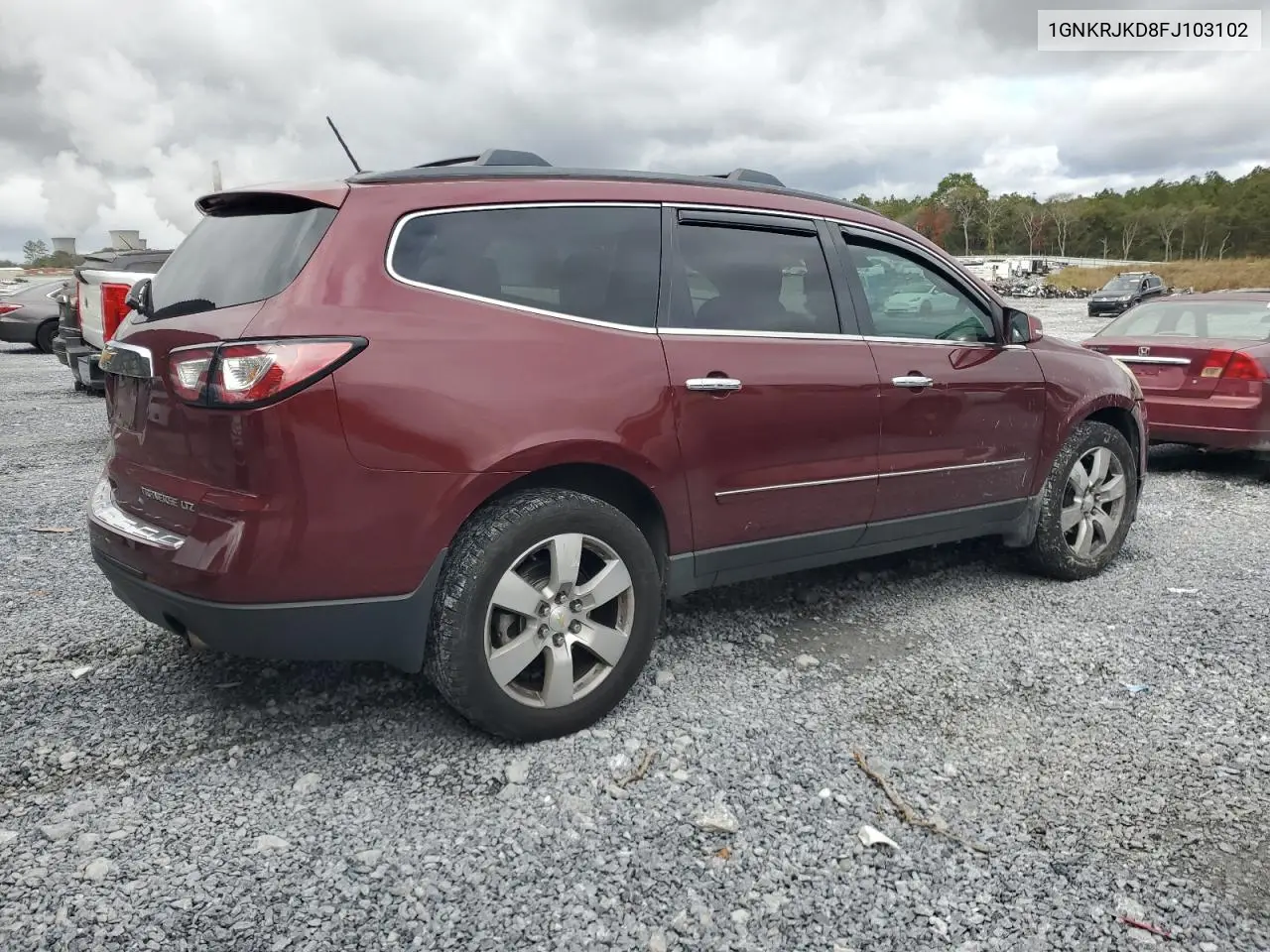 1GNKRJKD8FJ103102 2015 Chevrolet Traverse Ltz