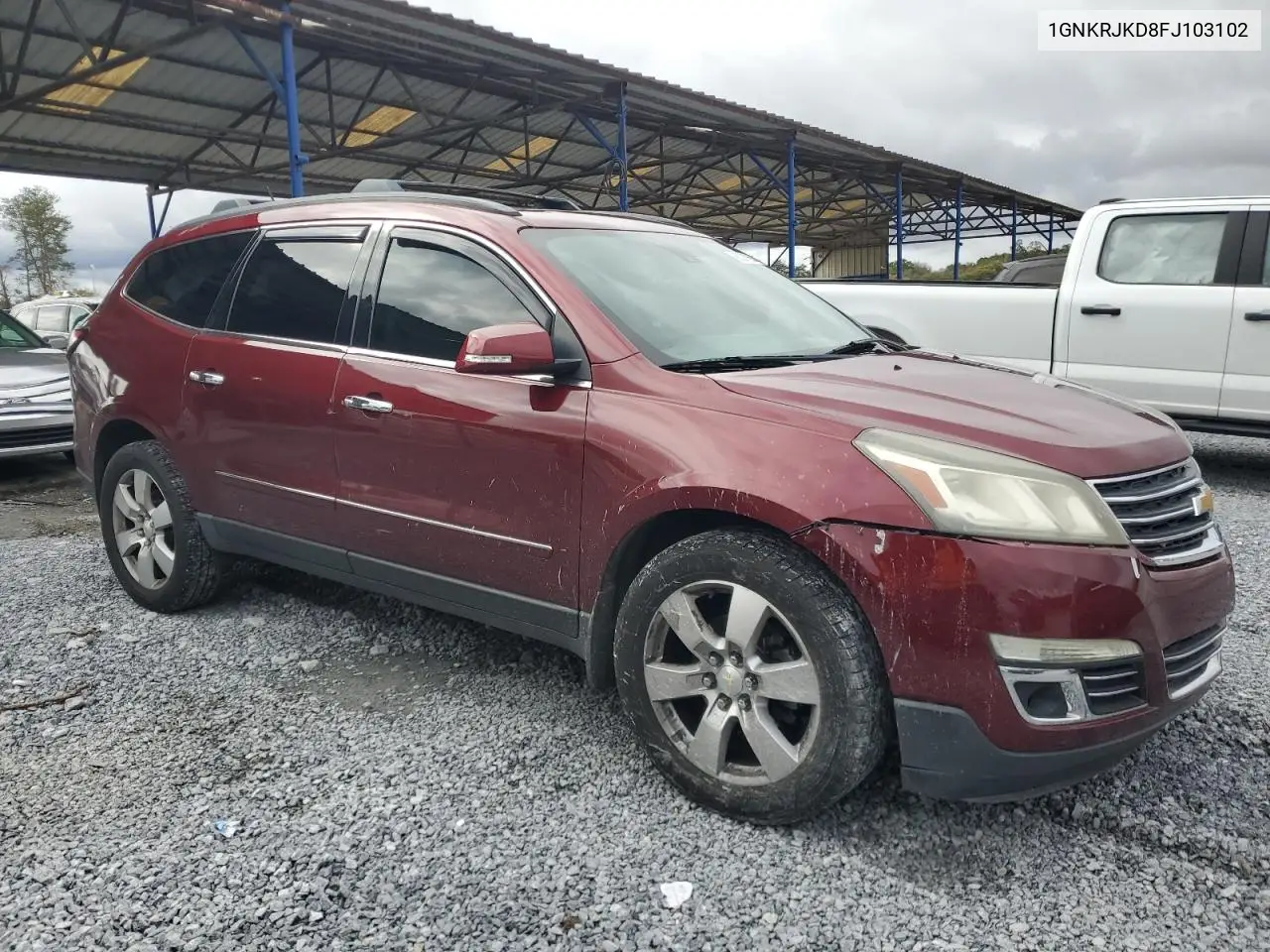 1GNKRJKD8FJ103102 2015 Chevrolet Traverse Ltz