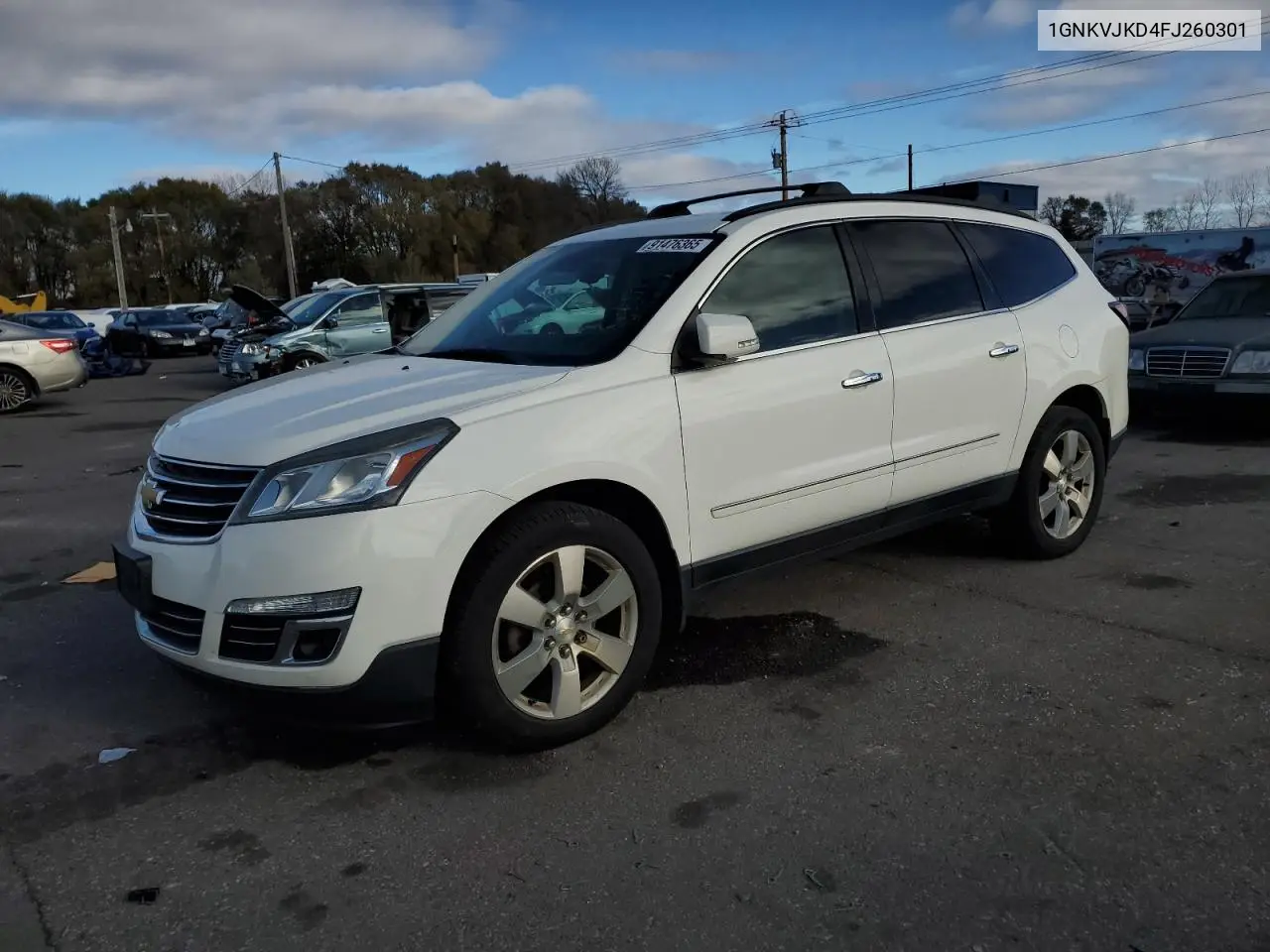 1GNKVJKD4FJ260301 2015 Chevrolet Traverse Ltz