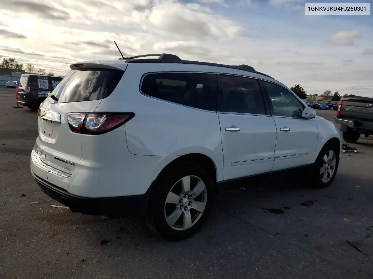 1GNKVJKD4FJ260301 2015 Chevrolet Traverse Ltz