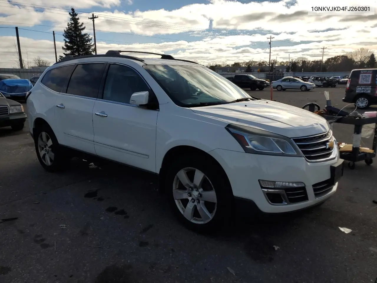 1GNKVJKD4FJ260301 2015 Chevrolet Traverse Ltz