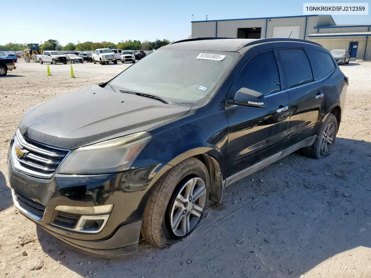 1GNKRGKD5FJ212359 2015 Chevrolet Traverse Lt