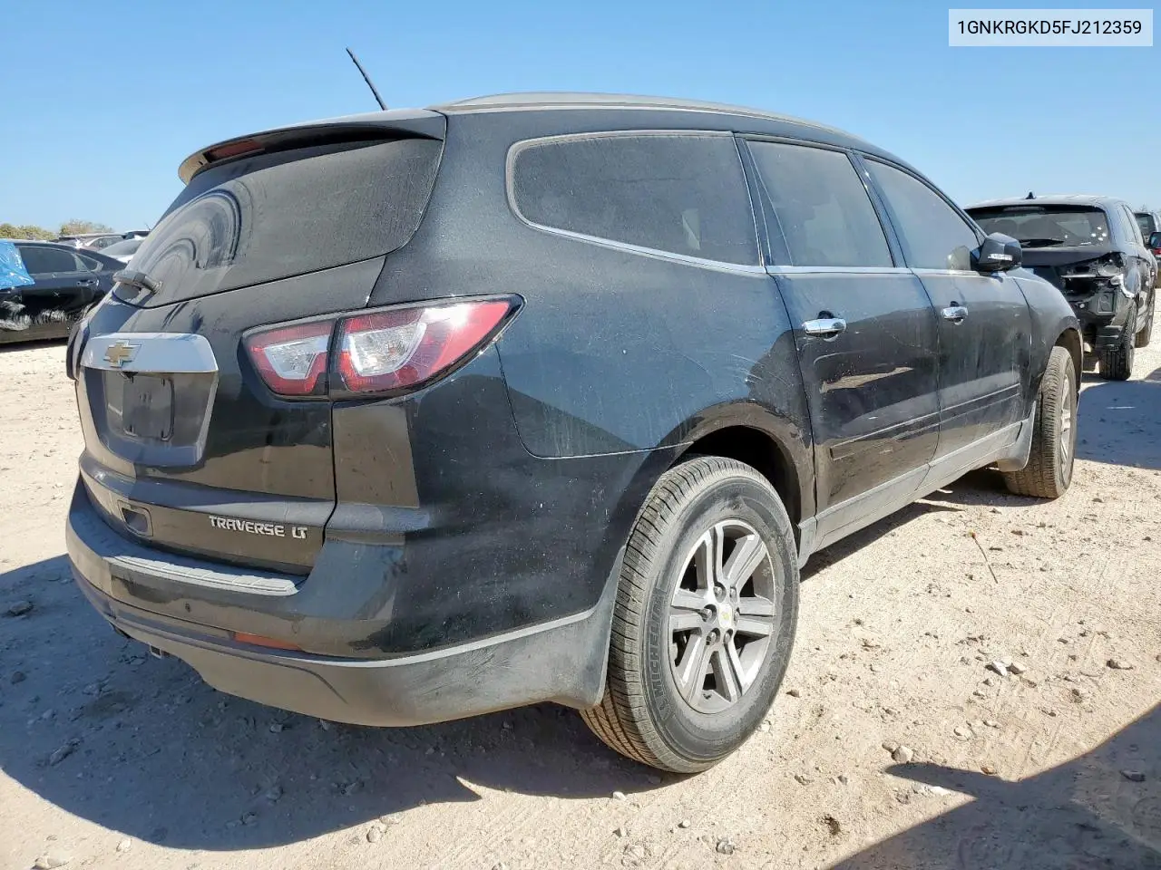 1GNKRGKD5FJ212359 2015 Chevrolet Traverse Lt
