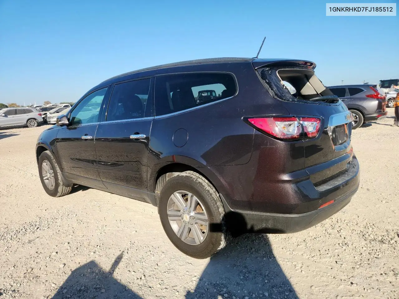 1GNKRHKD7FJ185512 2015 Chevrolet Traverse Lt