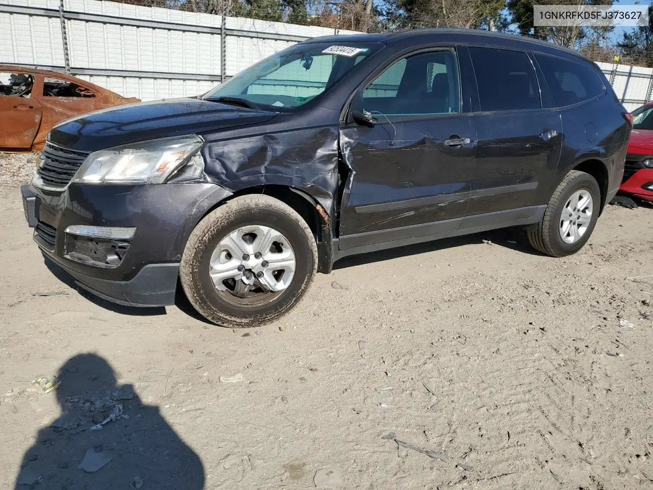 1GNKRFKD5FJ373627 2015 Chevrolet Traverse Ls