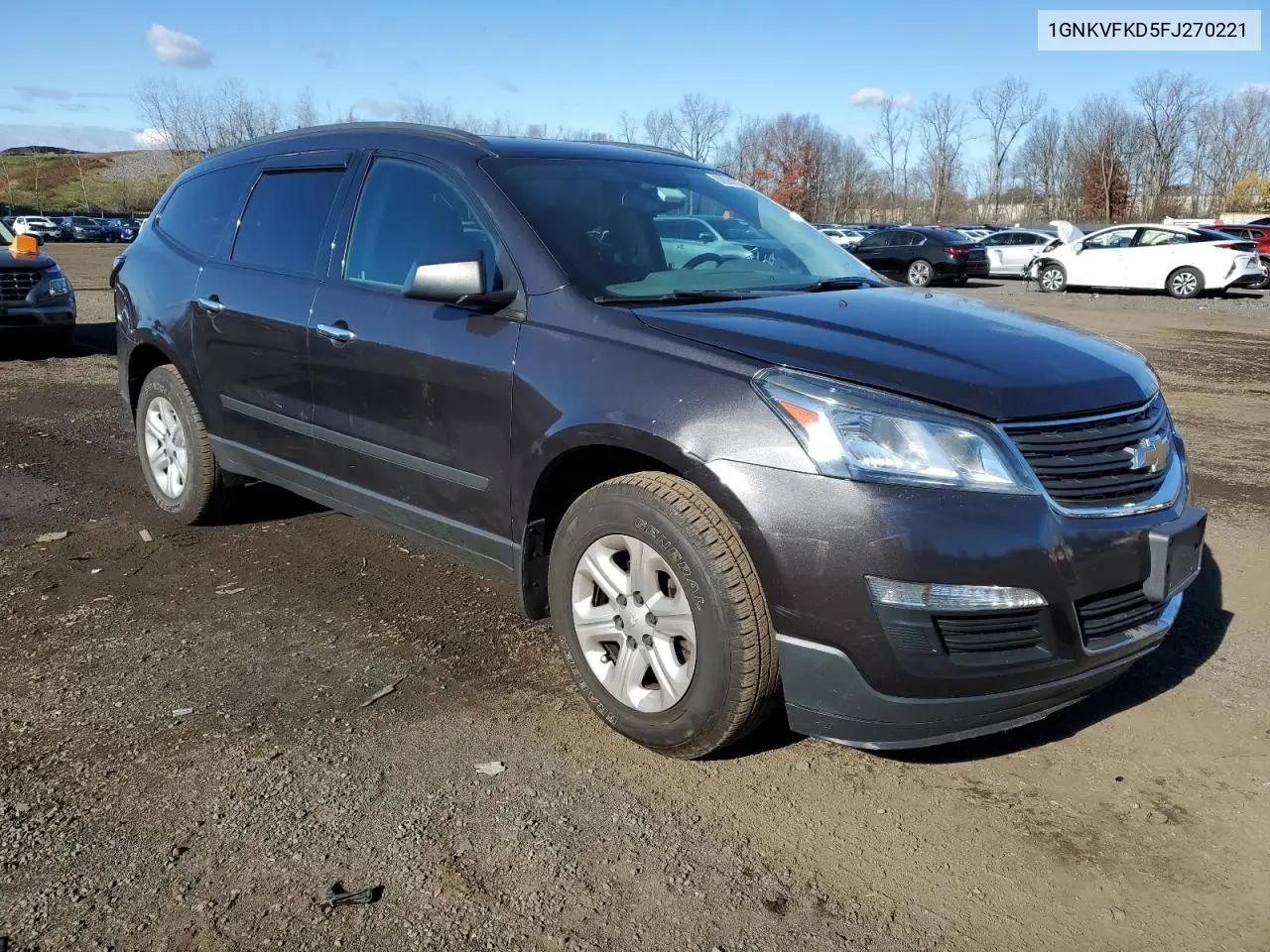 1GNKVFKD5FJ270221 2015 Chevrolet Traverse Ls