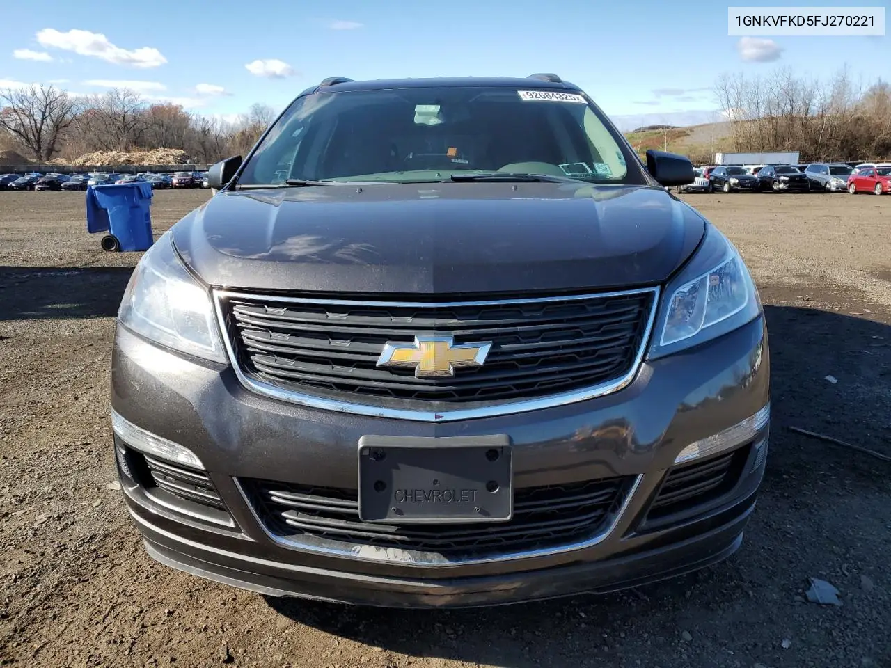 1GNKVFKD5FJ270221 2015 Chevrolet Traverse Ls