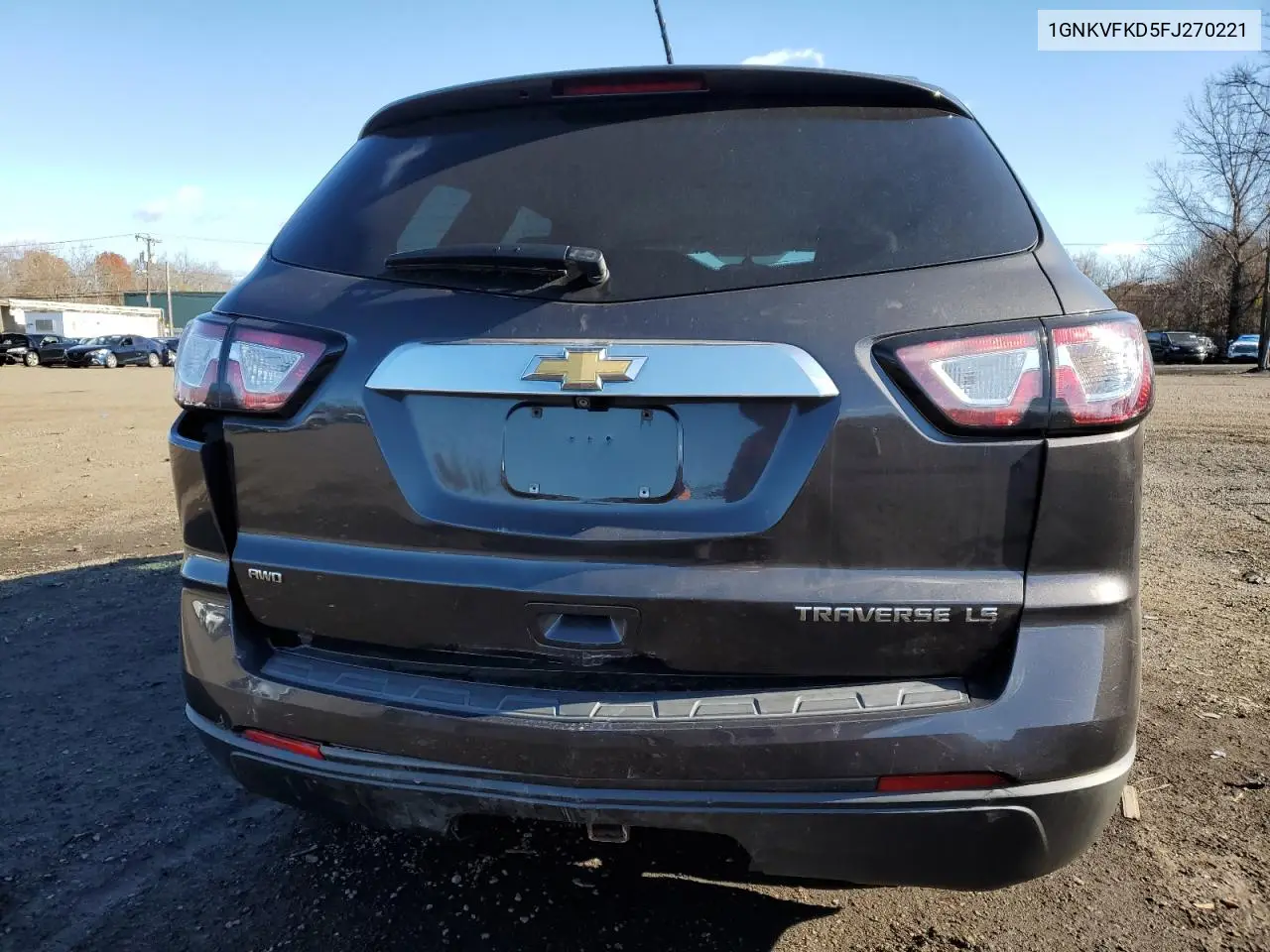 1GNKVFKD5FJ270221 2015 Chevrolet Traverse Ls