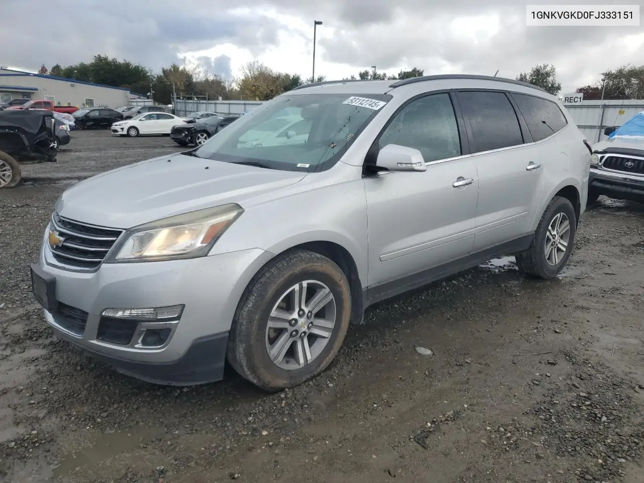 1GNKVGKD0FJ333151 2015 Chevrolet Traverse Lt