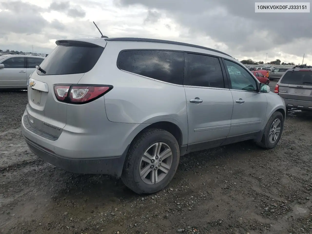 1GNKVGKD0FJ333151 2015 Chevrolet Traverse Lt