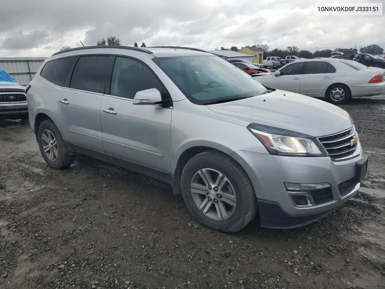 1GNKVGKD0FJ333151 2015 Chevrolet Traverse Lt