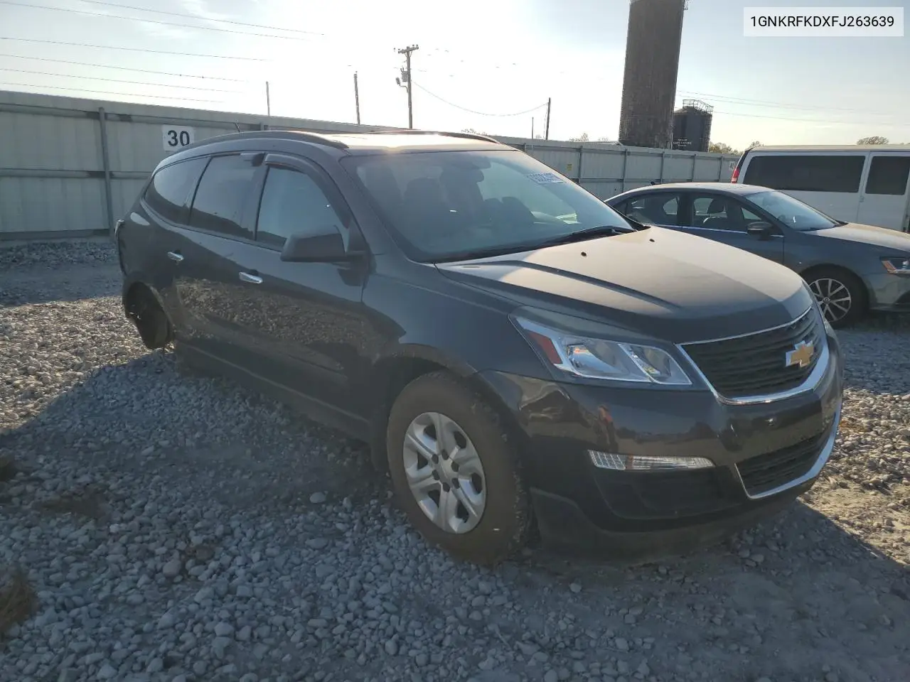 1GNKRFKDXFJ263639 2015 Chevrolet Traverse Ls