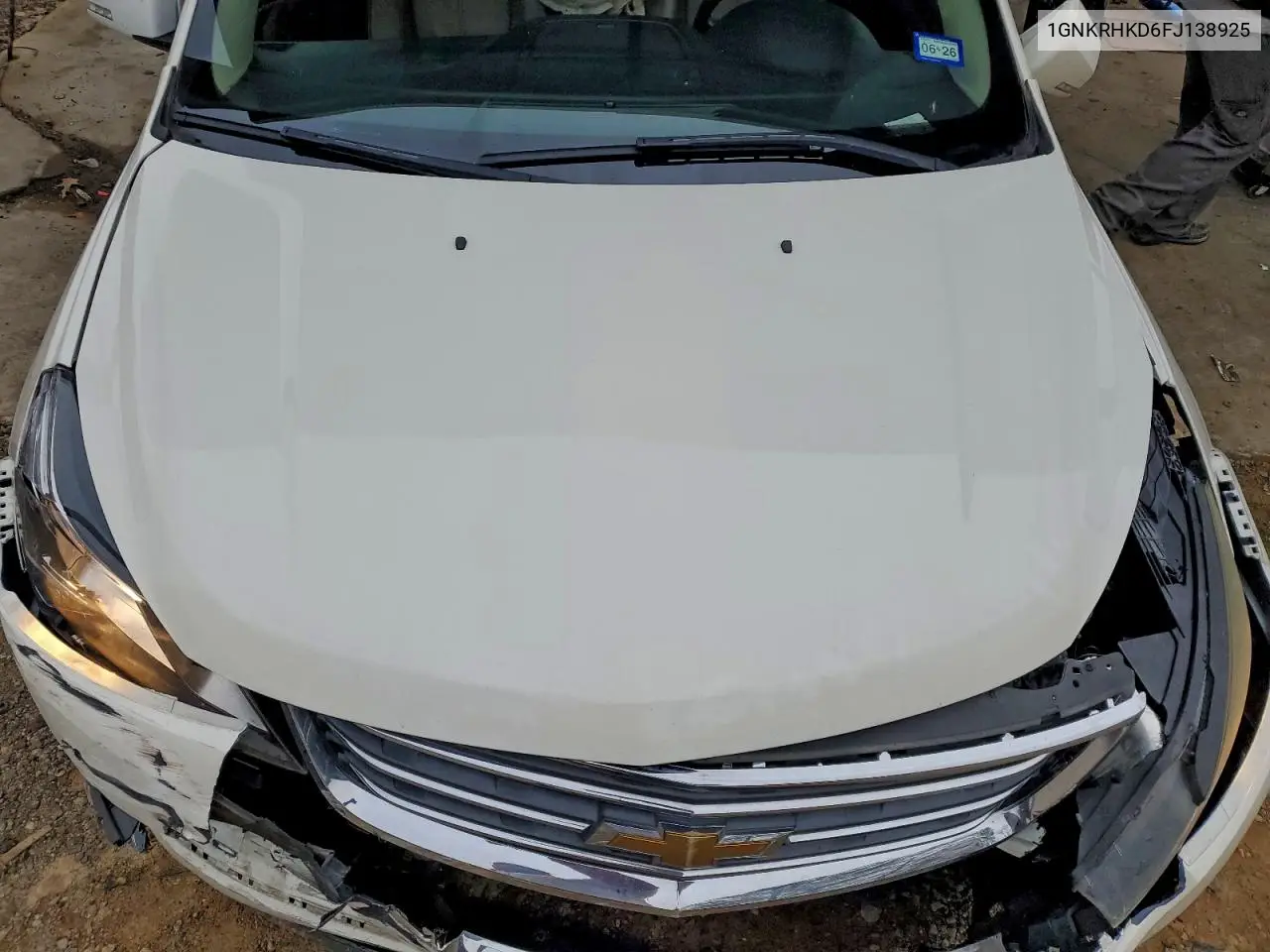 1GNKRHKD6FJ138925 2015 Chevrolet Traverse Lt