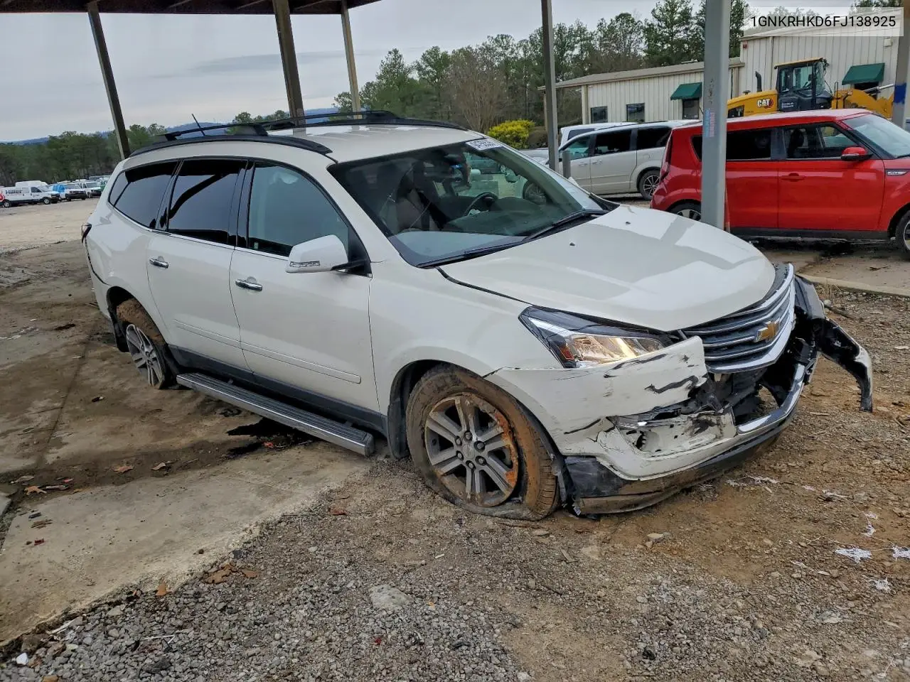 1GNKRHKD6FJ138925 2015 Chevrolet Traverse Lt