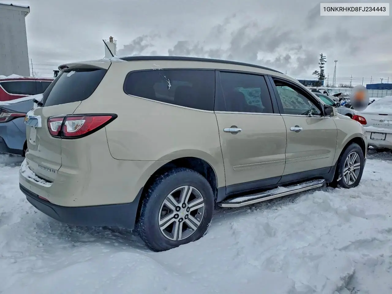 1GNKRHKD8FJ234443 2015 Chevrolet Traverse Lt
