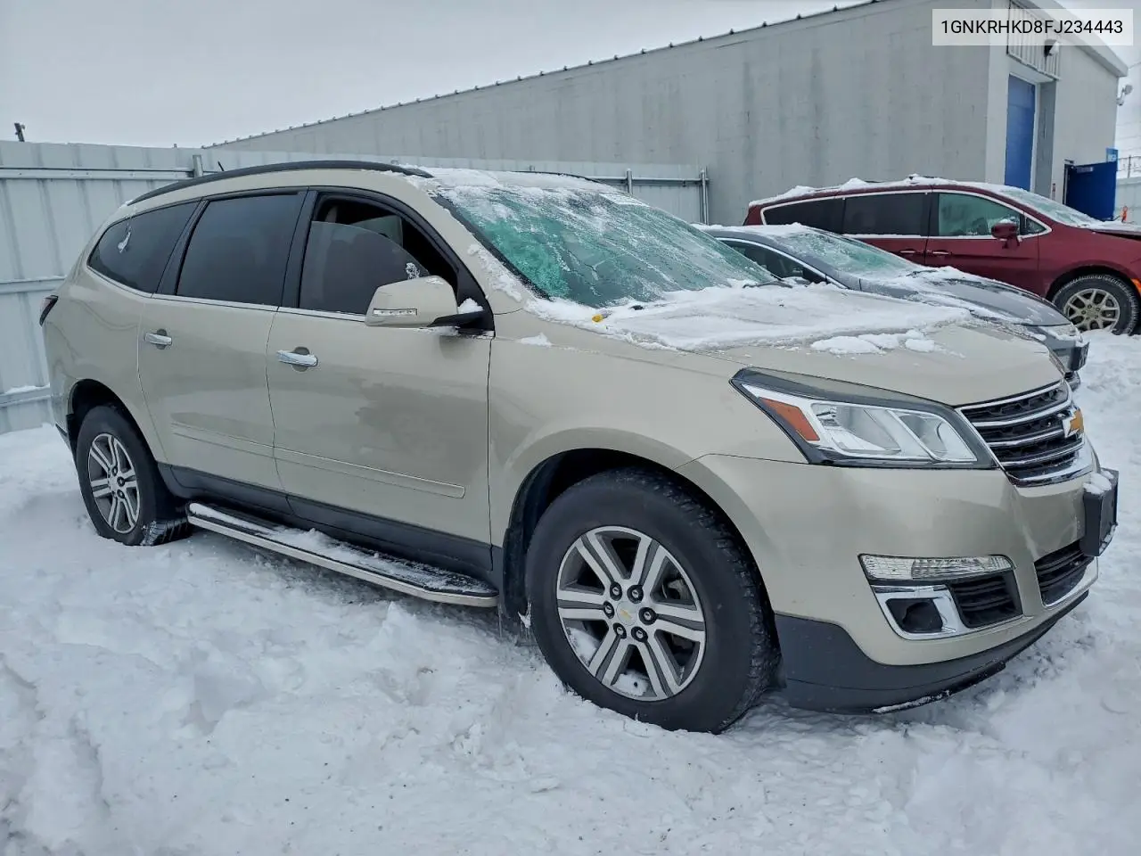1GNKRHKD8FJ234443 2015 Chevrolet Traverse Lt
