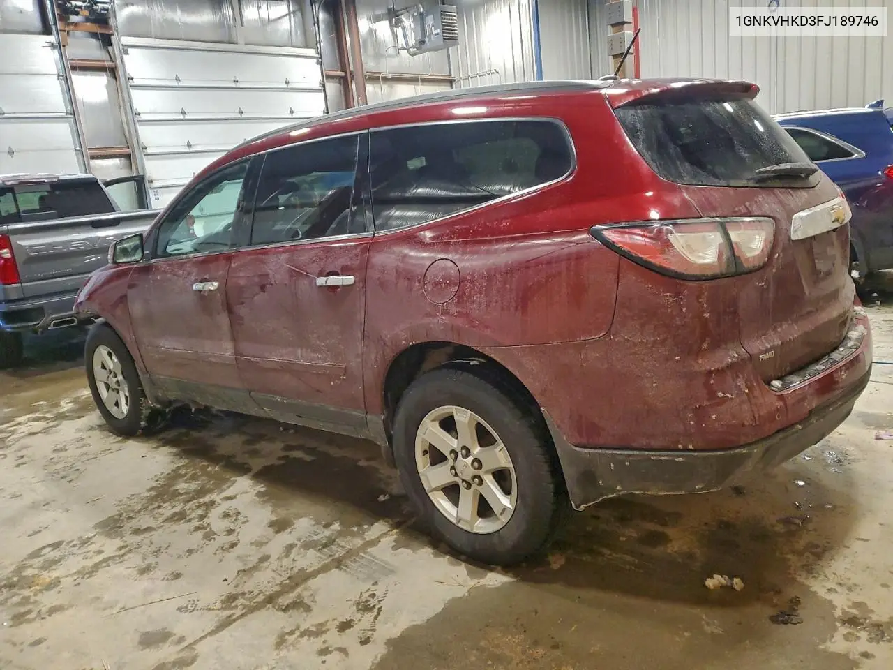1GNKVHKD3FJ189746 2015 Chevrolet Traverse Lt