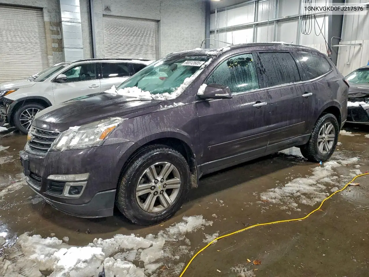 1GNKVGKD0FJ217576 2015 Chevrolet Traverse Lt