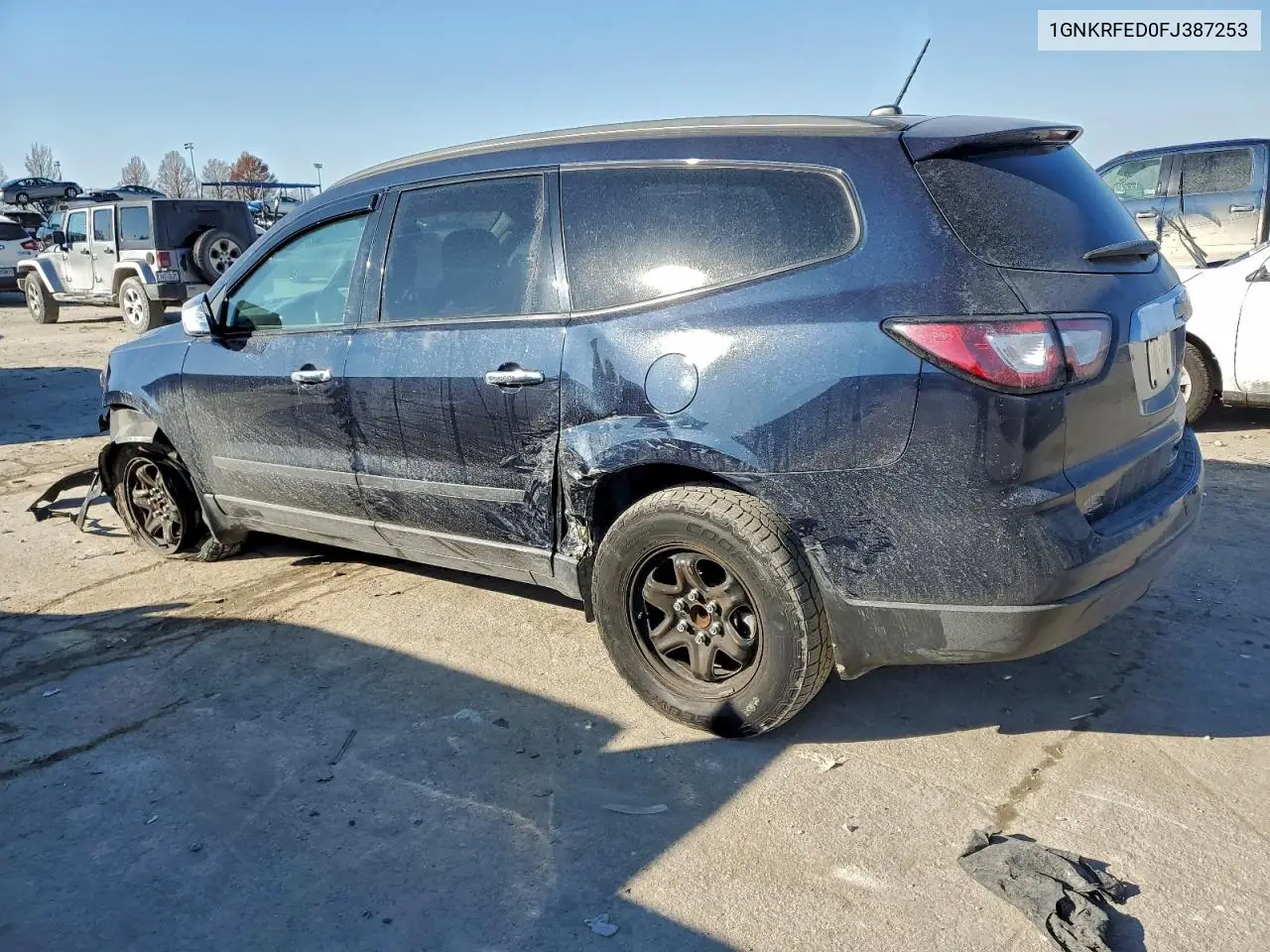 1GNKRFED0FJ387253 2015 Chevrolet Traverse Ls