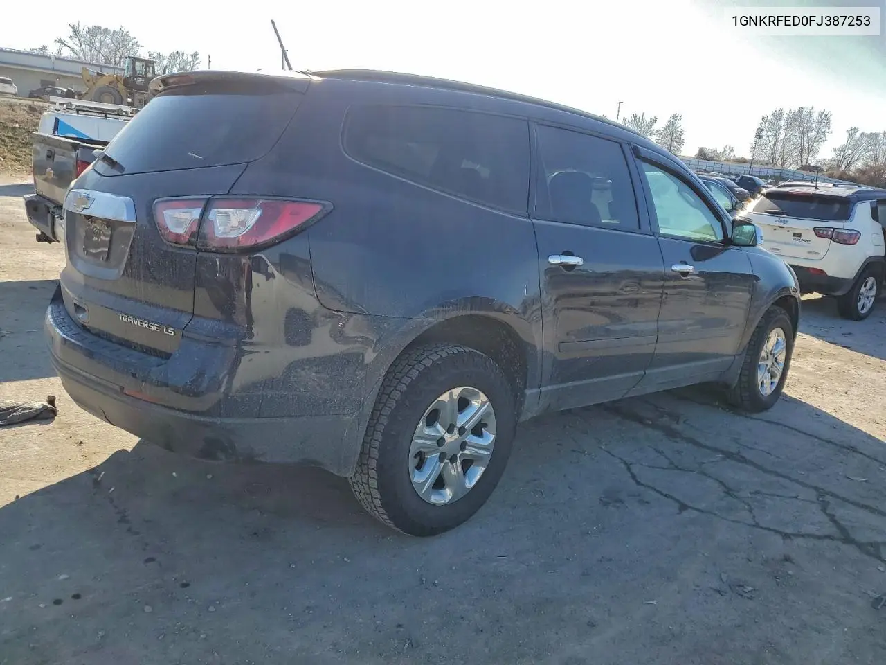1GNKRFED0FJ387253 2015 Chevrolet Traverse Ls