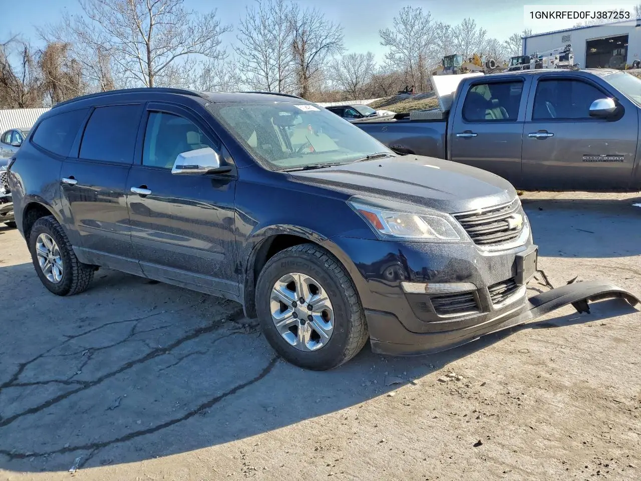 1GNKRFED0FJ387253 2015 Chevrolet Traverse Ls