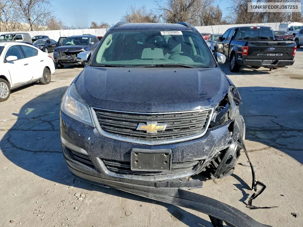 1GNKRFED0FJ387253 2015 Chevrolet Traverse Ls