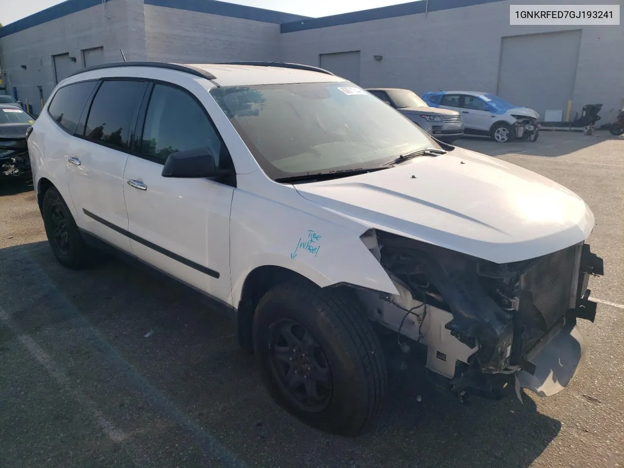 2016 Chevrolet Traverse Ls VIN: 1GNKRFED7GJ193241 Lot: 63641244