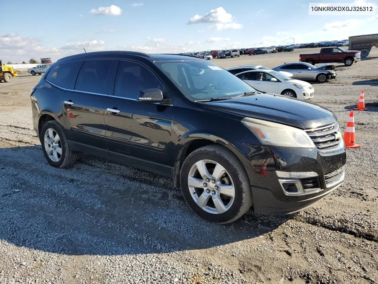 1GNKRGKDXGJ326312 2016 Chevrolet Traverse Lt