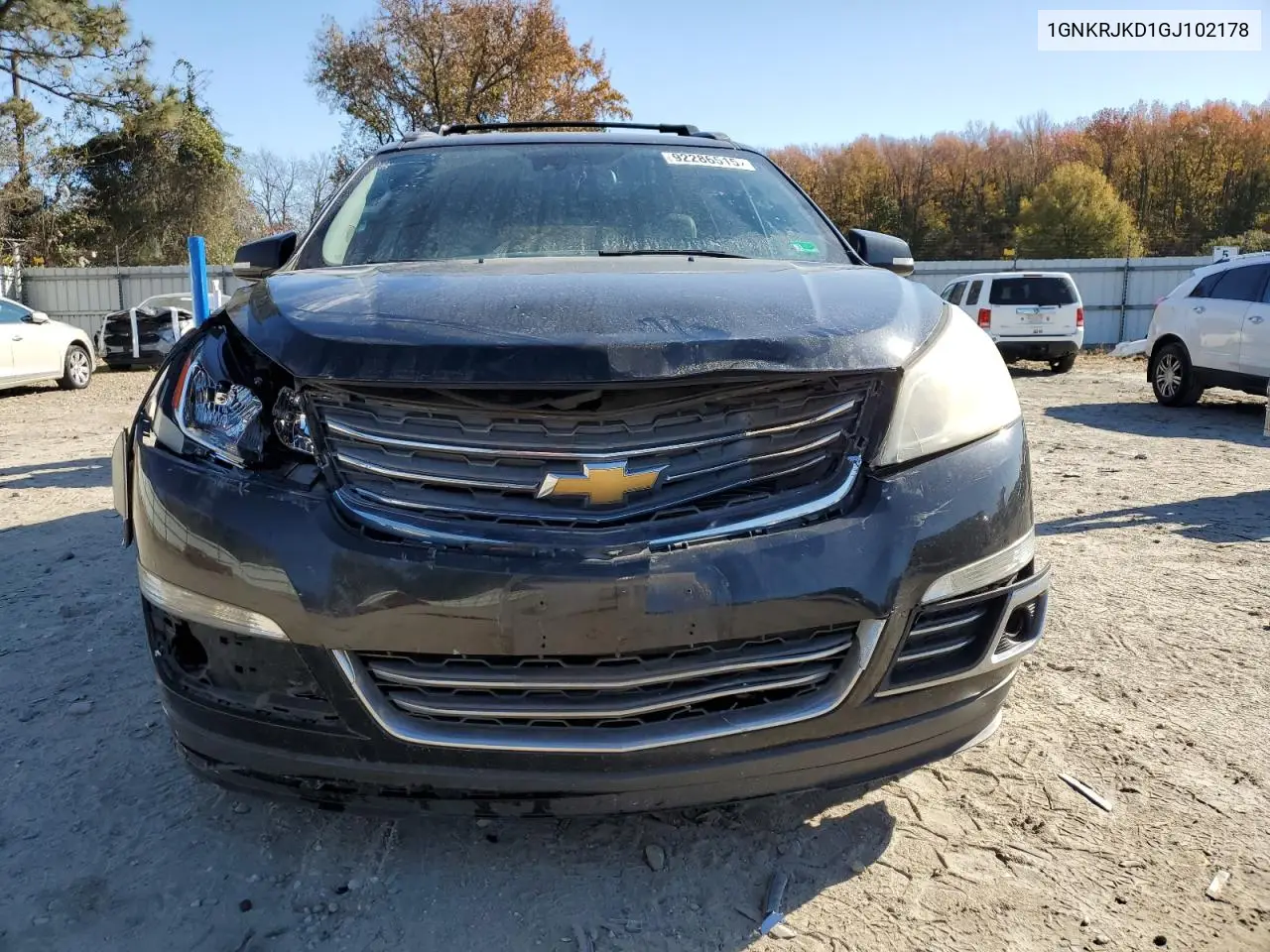 1GNKRJKD1GJ102178 2016 Chevrolet Traverse Ltz
